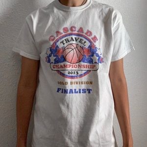 VINTAGE CASCADE CHAMPIONSHIP WHITE T-SHIRT